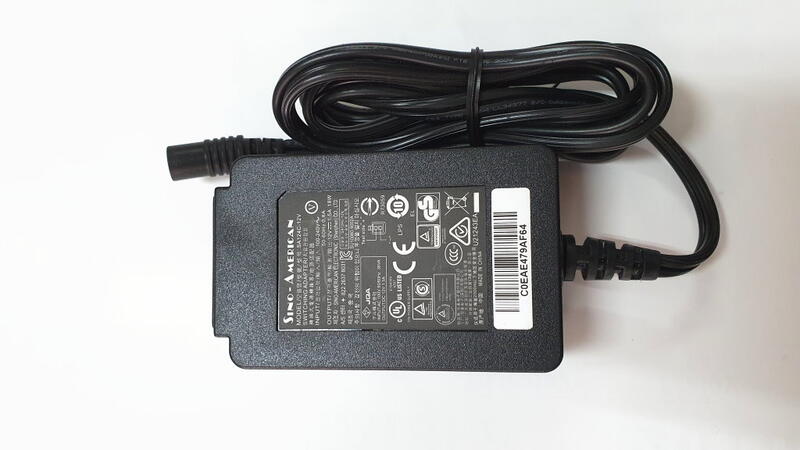 『正典UCHI電子』Sino American12V 1.5A 2A 電子式變壓器 附電源線 變換頭 2.1mm電源接頭