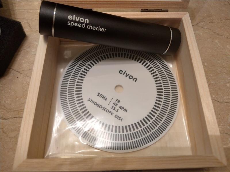 ✿昭和風⁕ elvon 轉速測試片 含50Hz 頻閃燈  可測33,45,78 LP 黑膠唱機 唱頭 黑膠唱盤 黑膠唱片