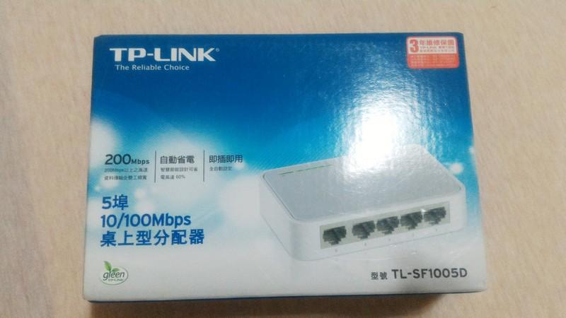 【T_213】160二手 TP-LINK TL-SF1005D 5p 10/100Mbps Switch Hub 分配器