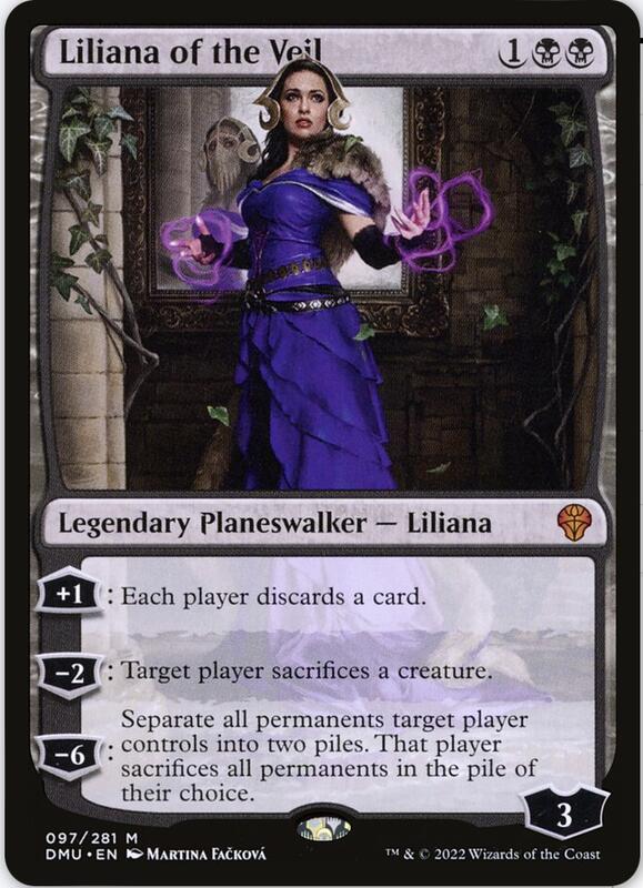 (66) MTG 麗蓮娜 / Liliana of the Veil #097 DMU