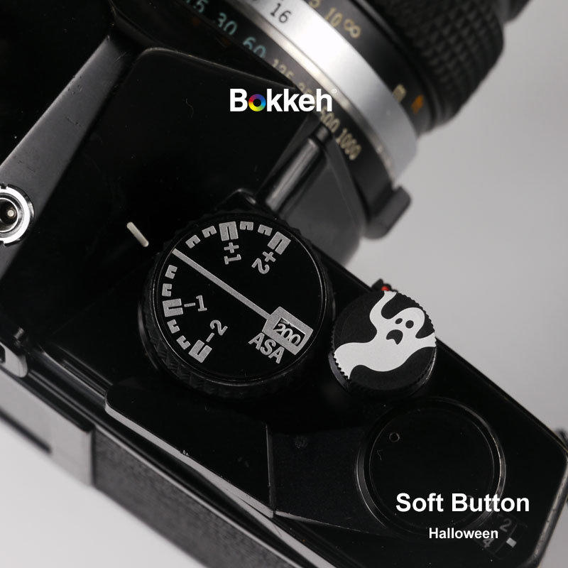 [享樂攝影] New Style!萬聖節快門按鈕 風格快門鈕 金屬材質 黑色 12mm Fuji X-E1 相機底片機