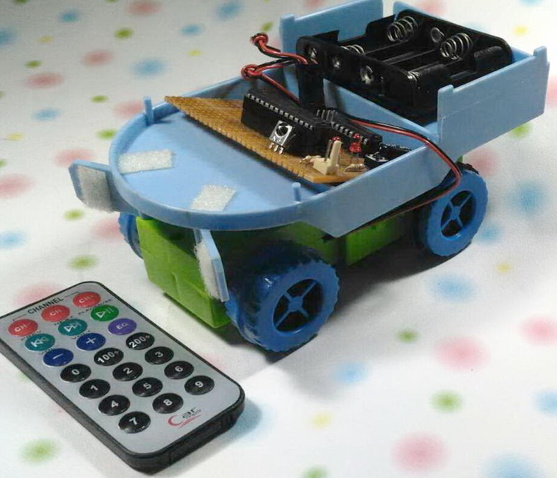 偉克多--Arduino 專題製作=紅外線遙控車，成品，含USB 電源測試線+C程式設計