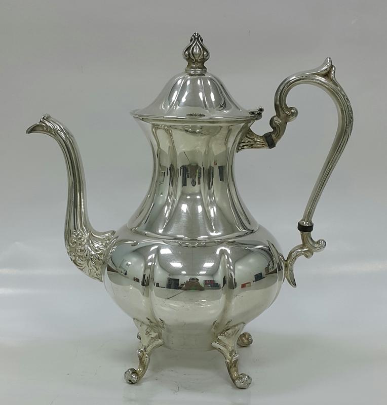 434高檔英國鍍銀壺組 Vintage Silverplate Ornate teapot （皇家貴族精品）