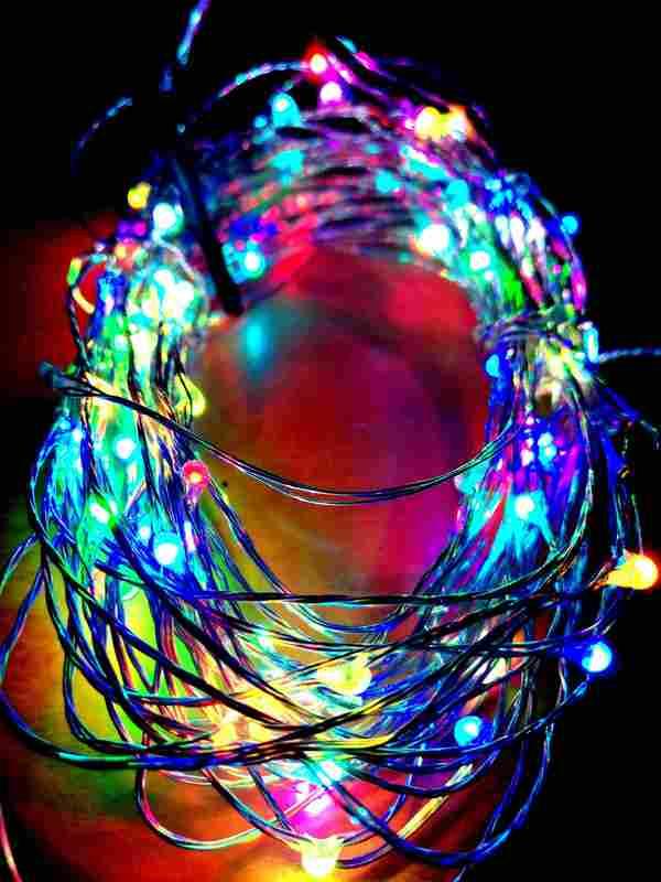 超萬用10米 5V LED USB 隨身攜帶 銅線燈 串燈 七彩燈 閃爍燈 跳色 聖誕燈串 LED燈 聖誕節佈置 聖誕樹