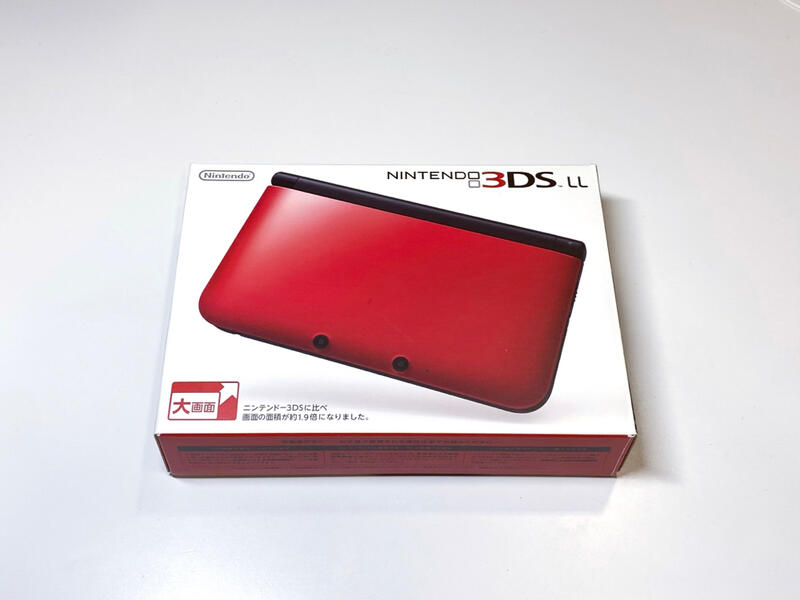 勇者電玩屋】3DS正日版-9.9成新極美品3DSLL 紅黑色款（收藏等級