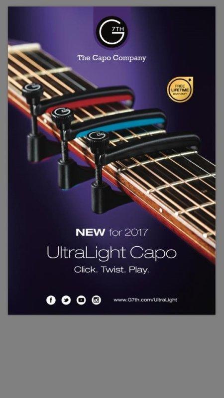  [名家樂府 ] G7TH UltraLight 史上最輕量的移調夾.快速旋轉鎖定  吉他. 烏克麗麗用