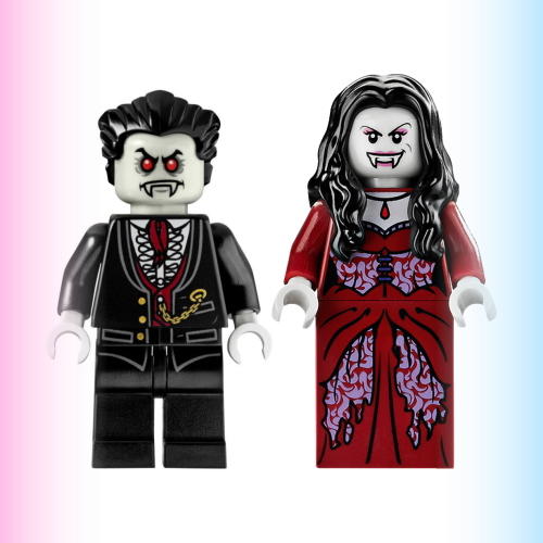 【夜光、絕版】LEGO 9468 10228 Monster 樂高 惡魔 吸血鬼 夫妻 夫婦 夫人 Vampire