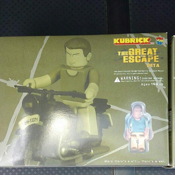 ❤里昂玩具部❤全新 Kubrick The Great Escape 經典電影:大逃亡 BOX [SET A] 含摩托車