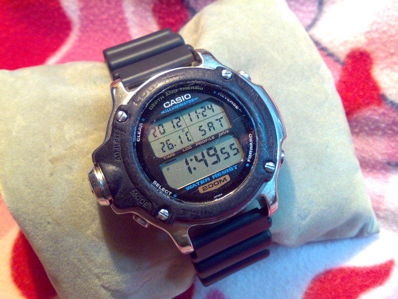☆JIN_1983☆ CASIO 日本製200M專業級潛水錶DEP-610 螺旋背蓋| 露天市