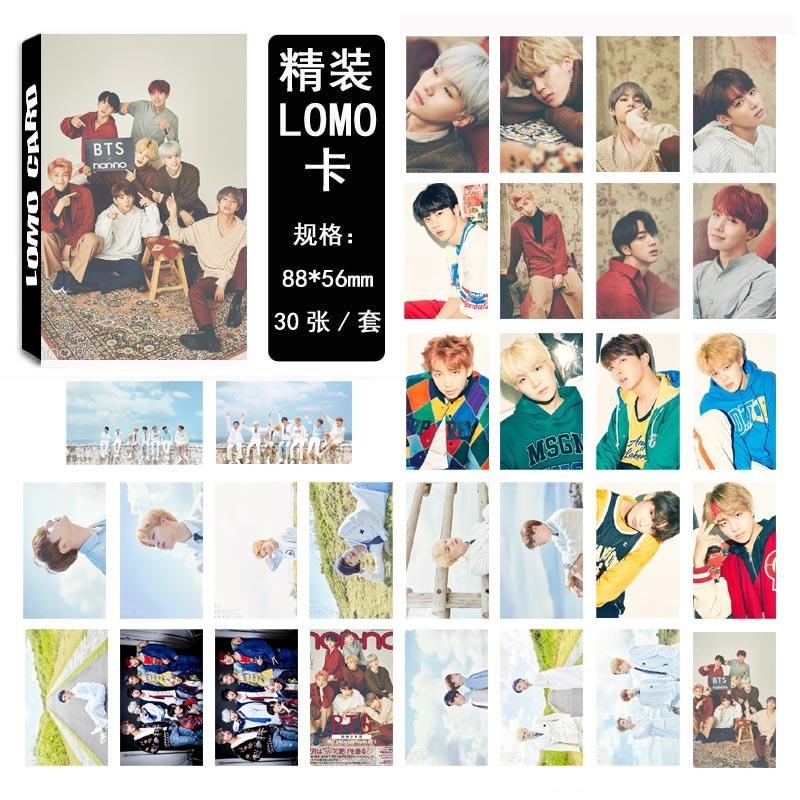 【首爾小情歌】BTS 防彈少年團 團體款 V 田柾國 JIMIN LOMO 30張卡片 小卡組#10