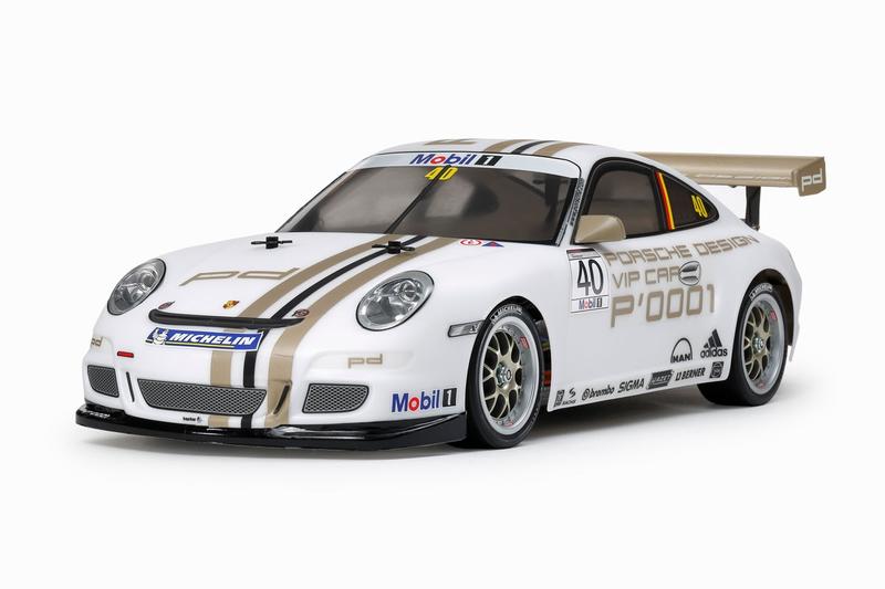 港都RC Tamiya Porsche 保時捷 911 GT3 CUP VIP 2008 TT01E底盤組(47429)