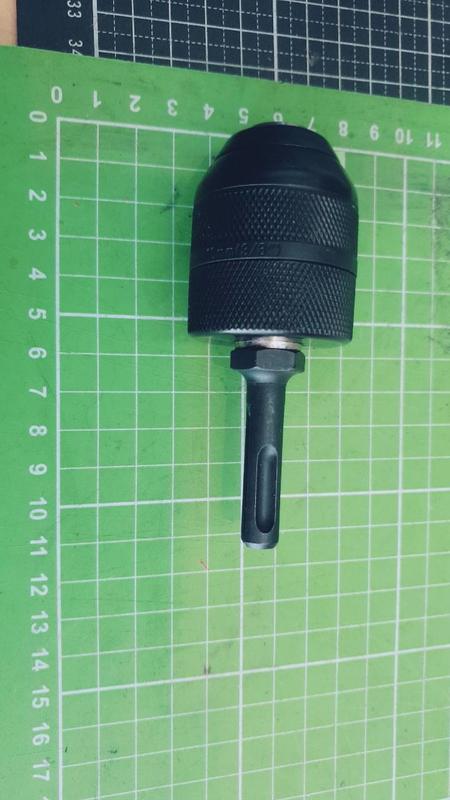 德國製美達寶 metabo三分自動夾頭(3分夾頭)+普通的 四溝轉接桿--讓四溝電鑽轉換成3分三爪夾頭--四溝電鑽請自備