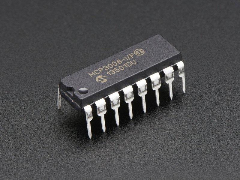 MCP3008 - 8-Channel 10-Bit ADC With SPI