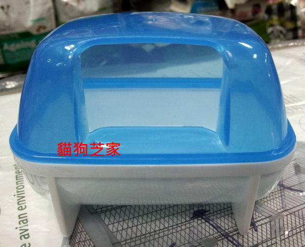 **貓狗芝家** 寵物鼠專用 方型透明砂浴盆 [大] .消費滿1500免費