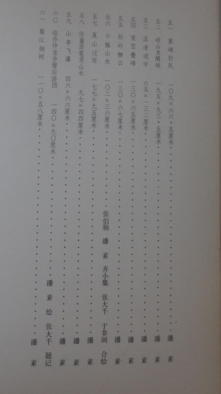 張伯駒潘素書畫集-1985年4月第一版第一刷.約270*360mm | 露天市集| 全 ...