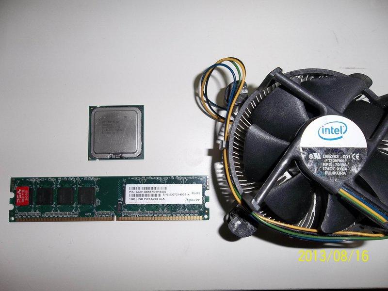 Intel Celeron 420 1.6Ghz 付記憶體 風扇