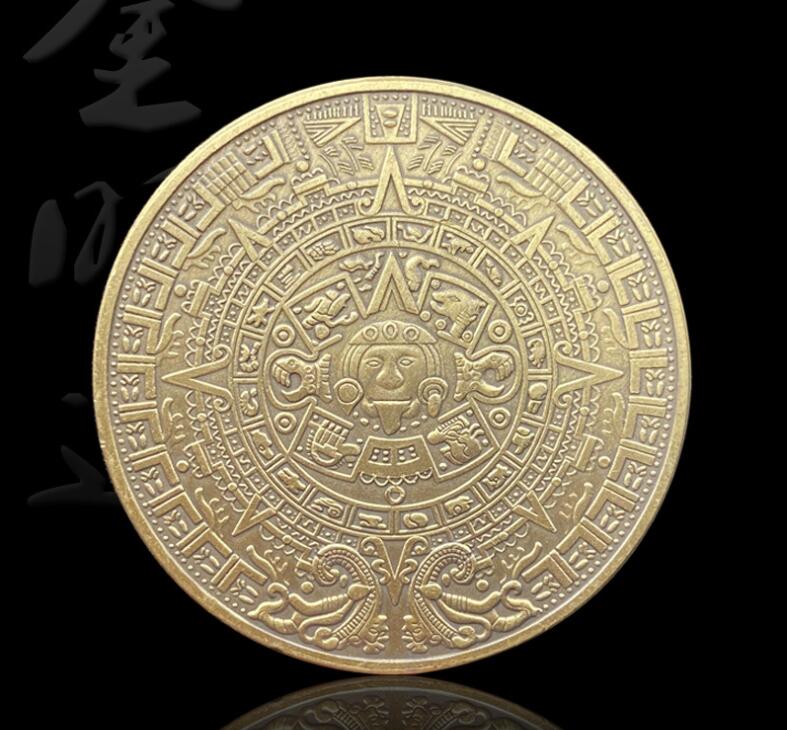 收藏娛樂 過年紅包 紀念幣 馬雅紀念幣 瑪雅紀念幣 仿古 紀念幣 收藏 紀念 工藝 硬幣 錢幣 
