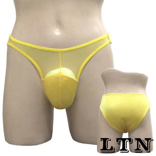 【現貨】台灣製 透氣舒適 性感男內褲 任選3件$500 (LTN)C204黃-XL ∴縱情密碼∵