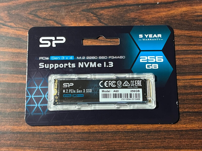 SP 廣穎NVMe M.2 Gen3x4 PCIe SSD M.2 @256GB@ A60 固態硬碟| 露天市集