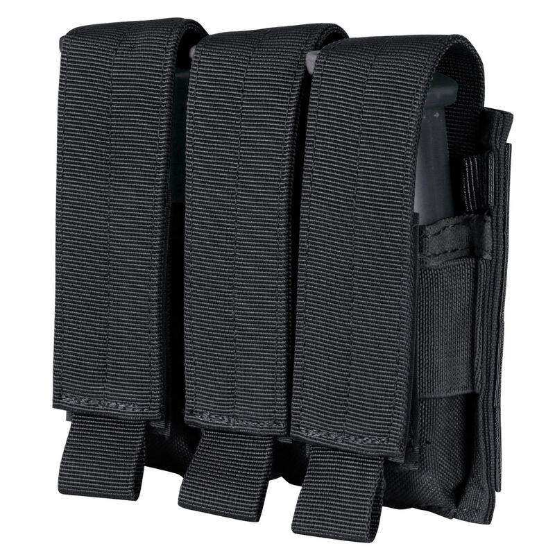 【TAF 現貨】CONDOR MA52 Triple Pistol Mag Pouch 三聯手槍彈匣袋 (黑色)
