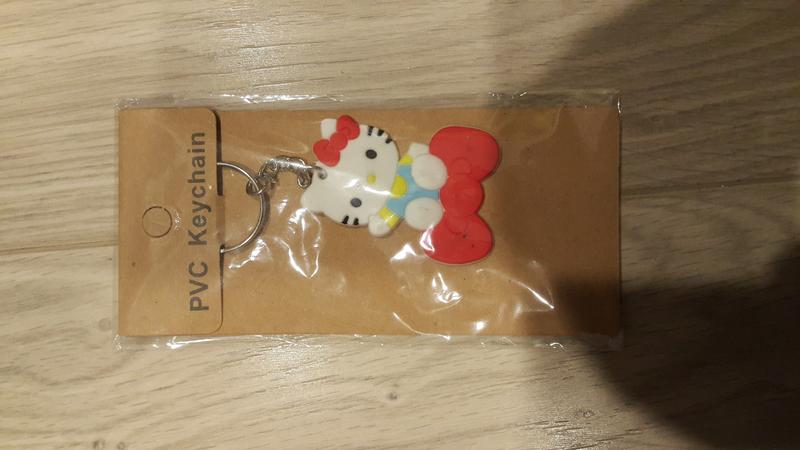 Hello Kitty塑膠鑰匙圈