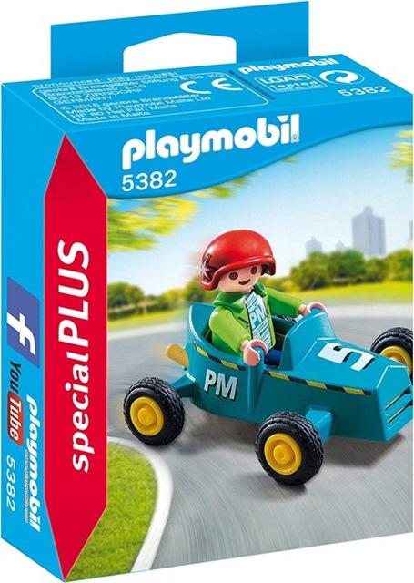 摩比 playmobil SP 5382 開５號賽車小男孩