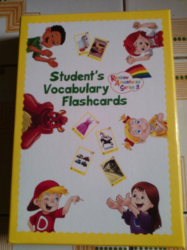 Rainbow Adventures 彩虹探險系列 3 Student's Vocabulary Flashcards 