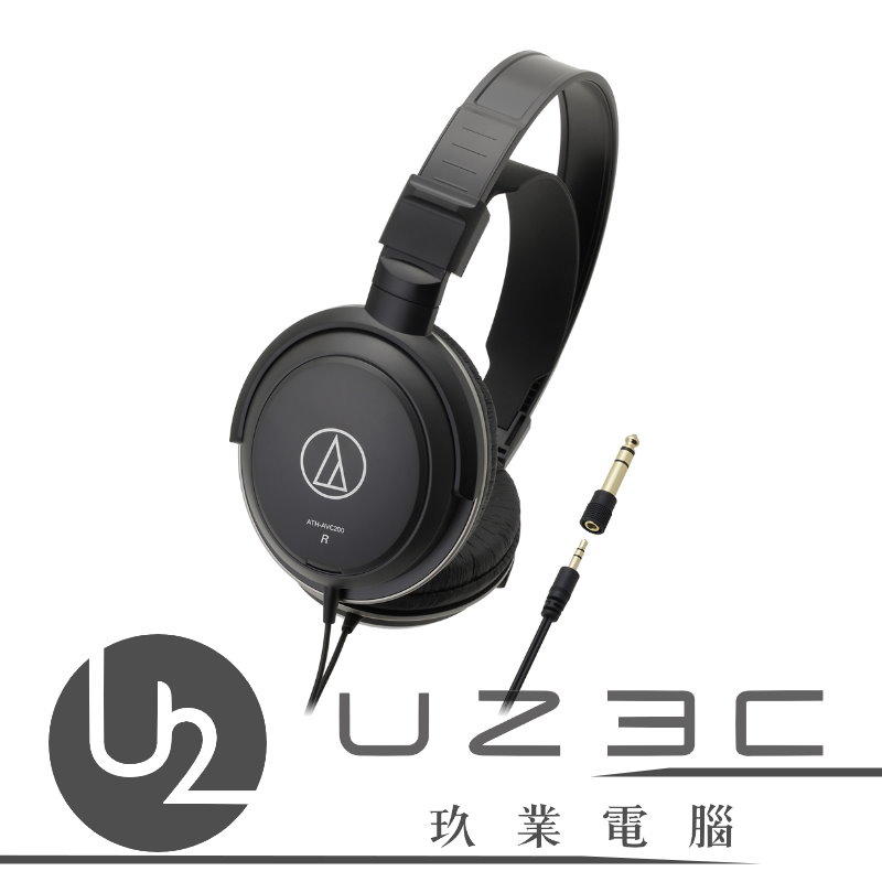 【嘉義U23C 含稅附發票】ATH-AVC200 日本鐵三角 開放式耳罩式耳機 ATH-T200 後續機種