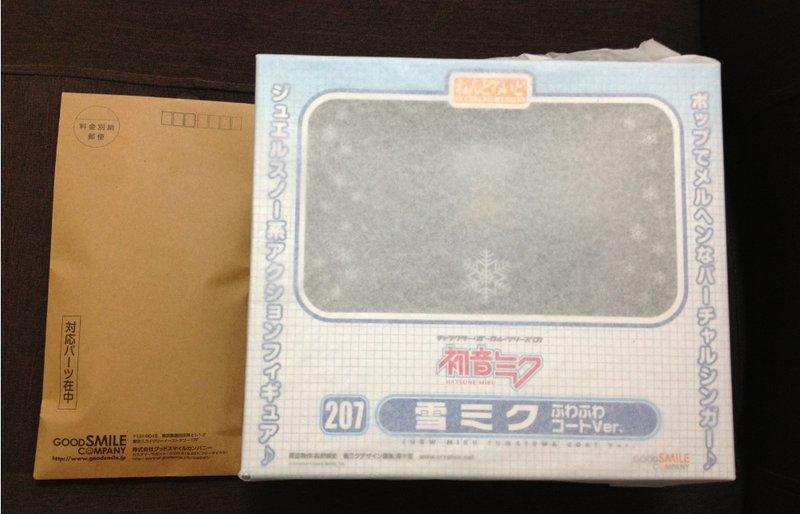 【便宜王】日版 GSC WF2012冬 雪初音  黏土人 (附LED台座和補件)