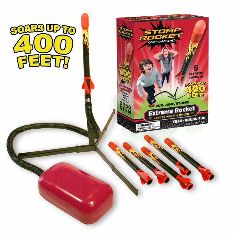 【竭力萊姆】預購 美國原裝 Stomp Rocket 彈跳特技飛機 火箭 戶外玩具 跳躍玩具 感覺統合 派對