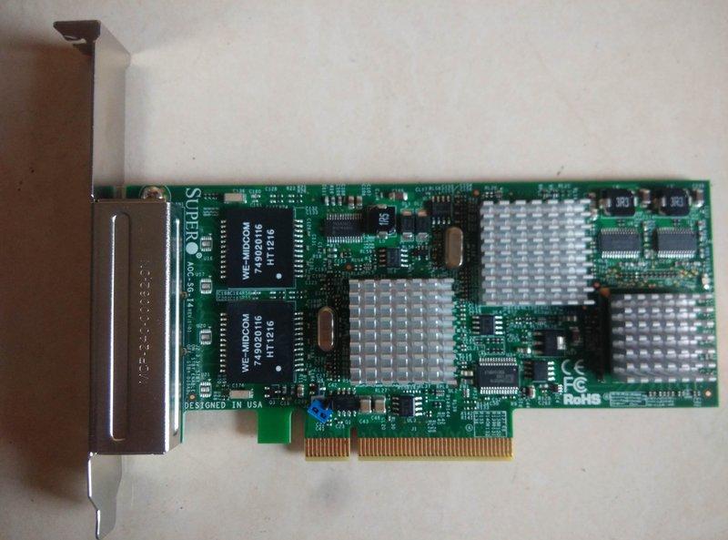 Supermicro AOC-SG-i4 Gigabit Networking Adapter PCIe 4-Port | 露天