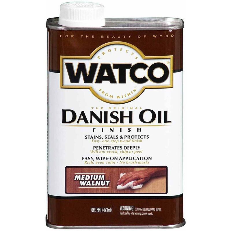 【WATCO 沃特科】高級木材保養油/丹麥油-深胡桃木色(473ml)【6717】