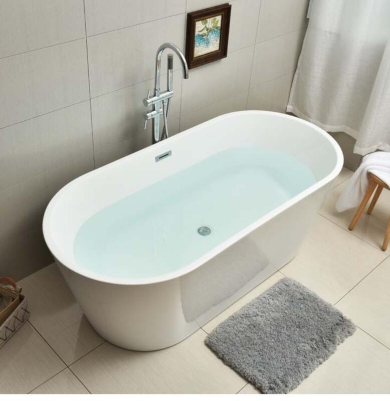 亞諾衛浴-歐風時尚 橢圓薄邊 獨立浴缸 120cm 130cm 140cm $18500元起～~型號:CH-158A
