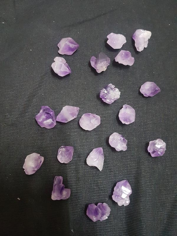 現貨紫水晶花牙 小紫水晶塊