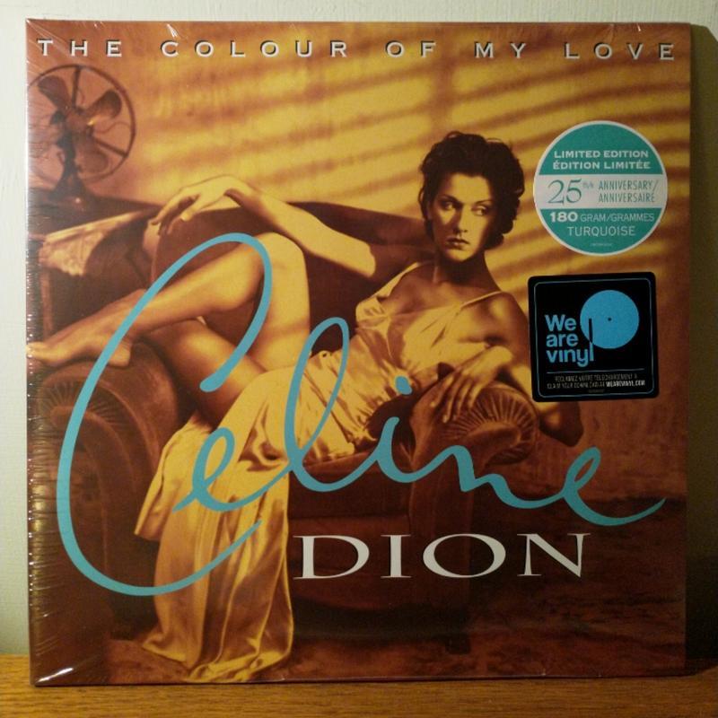 《雪莉西洋》 席琳狄翁 Celine Dion 25 週年專輯 The Color of My Love 彩膠版黑膠唱片