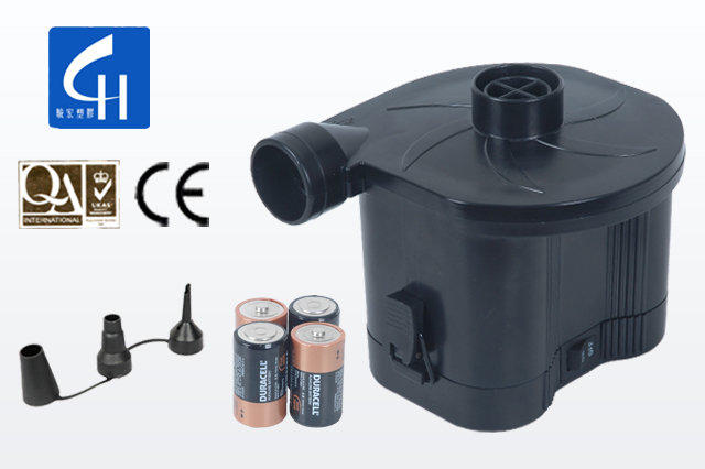 【新奇寶貝屋】JH-606 電動打氣機ELECTRIC AIR PUMP (充、放)兩用(電池款)