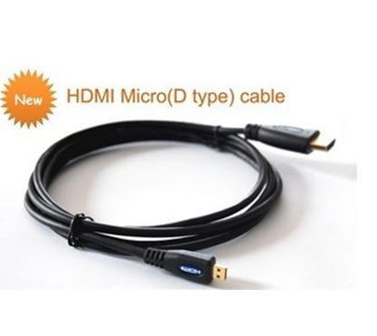 全新 Micro HDMI TO HDMI 1.4 sony Xperia Arc X12 LT15 Neo傳輸線 1.5米 Micro HDMI Type D to HDMI , Motorola HTC EVO 4G