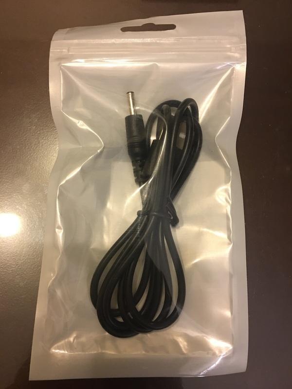 USB - DC專用充電線 黑 100cm