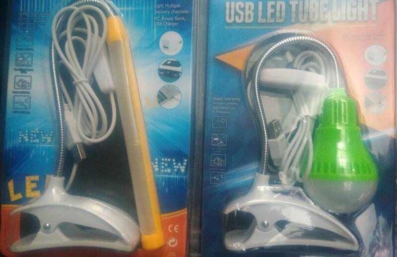 USB插頭5W_LED燈泡燈/蛇管可彎折夾子燈/小枱燈~可插筆電/行動電源等USB處~露營/車內照明燈,隨處夾~65元起