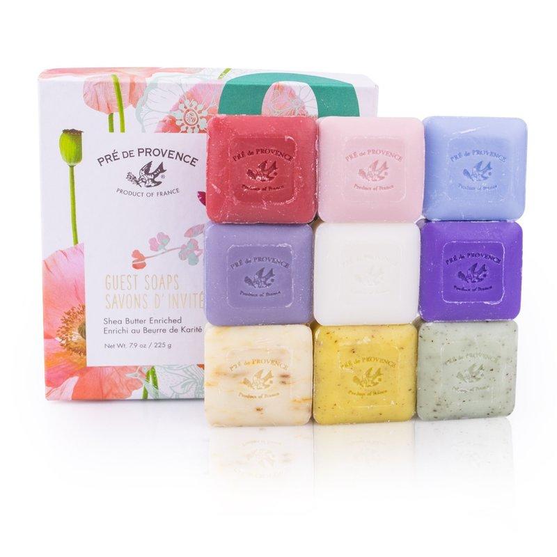 【EUROPEAN SOAPS】法國 pre de provence普羅旺斯天然手工皂 25g*9 (春天柑橘)禮盒