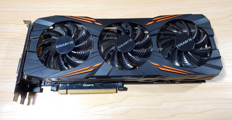 【免運】二手美品 技嘉GIGABYTE GeForce GTX 1070 G1 Gaming 8G  三風扇顯示卡