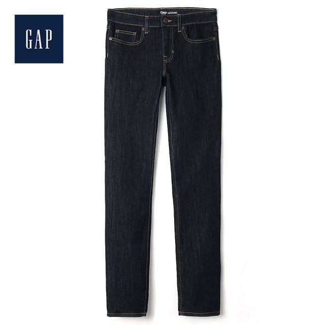 【GAP】基本款簡潔風格黑色水洗彈力緊身牛仔褲(647245-藍紫牛仔布)~30(165/76A)