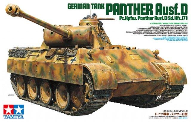 TAMIYA 1 /35  GERMAN TANK PANTHER Ausf.D  (35345)