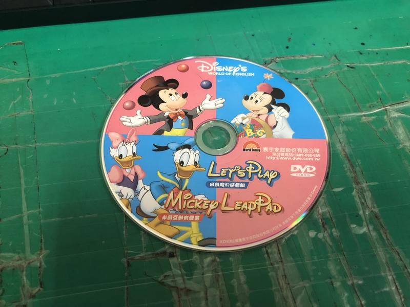 二手裸片 DVD Disney 寰宇迪士尼美語 米奇魔幻遊戲組 Let's Play <Z49>