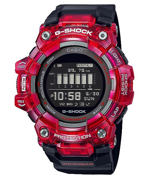 CASIO手錶專賣公司貨附發票G-SHOCK藍芽錶 步數、消耗卡路里與間隔計時器 GBD-100SM~4A1