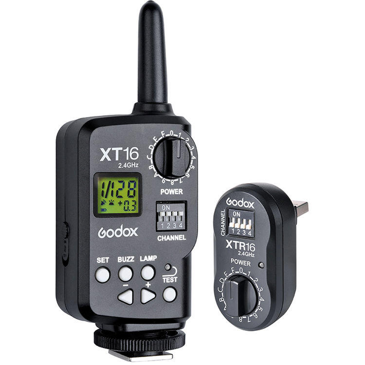 呈現攝影-Godox神牛 XT-16 無線電2.4G觸發器組 引閃器 搖控 AD-360 棚燈