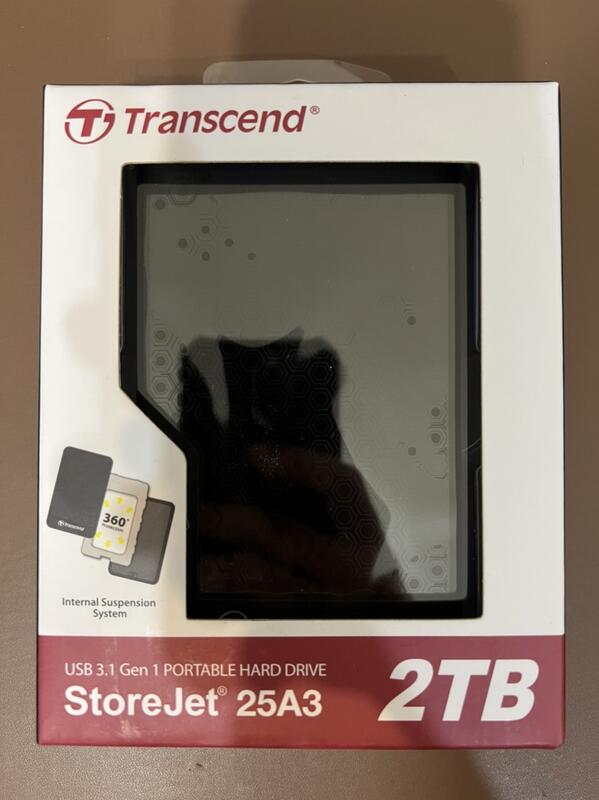 創見 2.5吋 外接硬碟 TS1TSJ25A3K StoreJet 25A3 經典黑 1TB/2TB USB 3.1