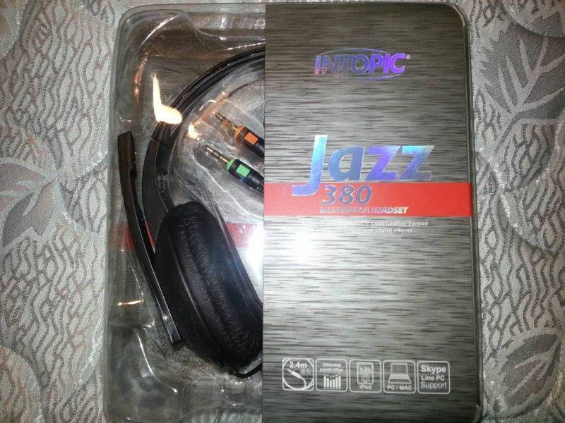 INTOPIC廣鼎 JAZZ-380 頭戴式耳機麥克風(220元)
