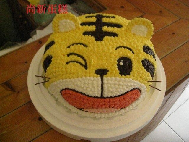 ☆尚新蛋糕☆低糖 6吋 巧虎 瞇眼 造型 生日蛋糕 立體蛋糕