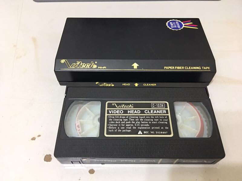 VHS錄放影機 - 磁頭清潔帶
